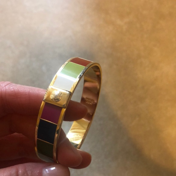 Women’s Coach multi color gold Bangle Bracelet - Picture 2 of 8